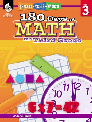 cover image of 180 Days of Math for Third Grade: Practice, Assess, Diagnose